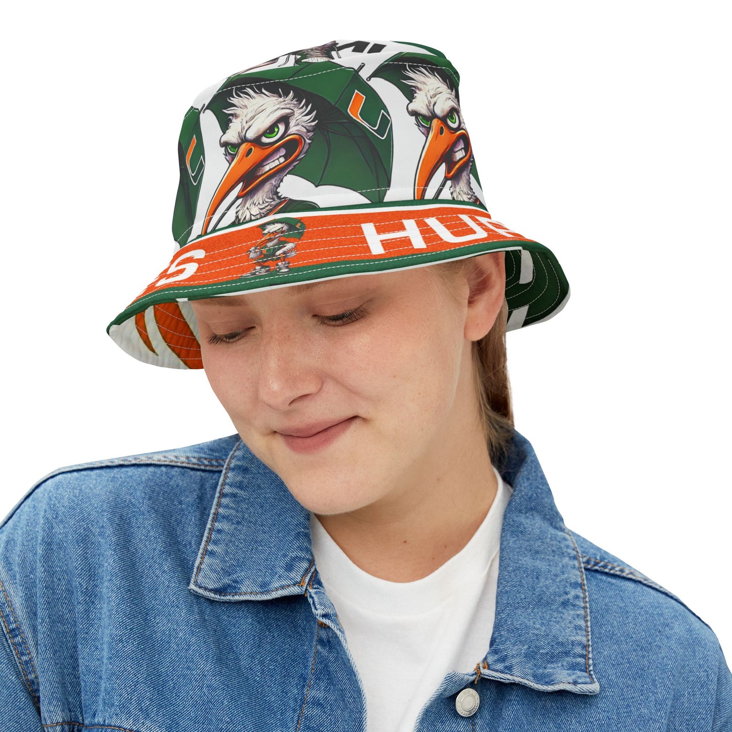 Miami University Hurricanes Bucket Hat Sports Team Fan Gift for Him Her