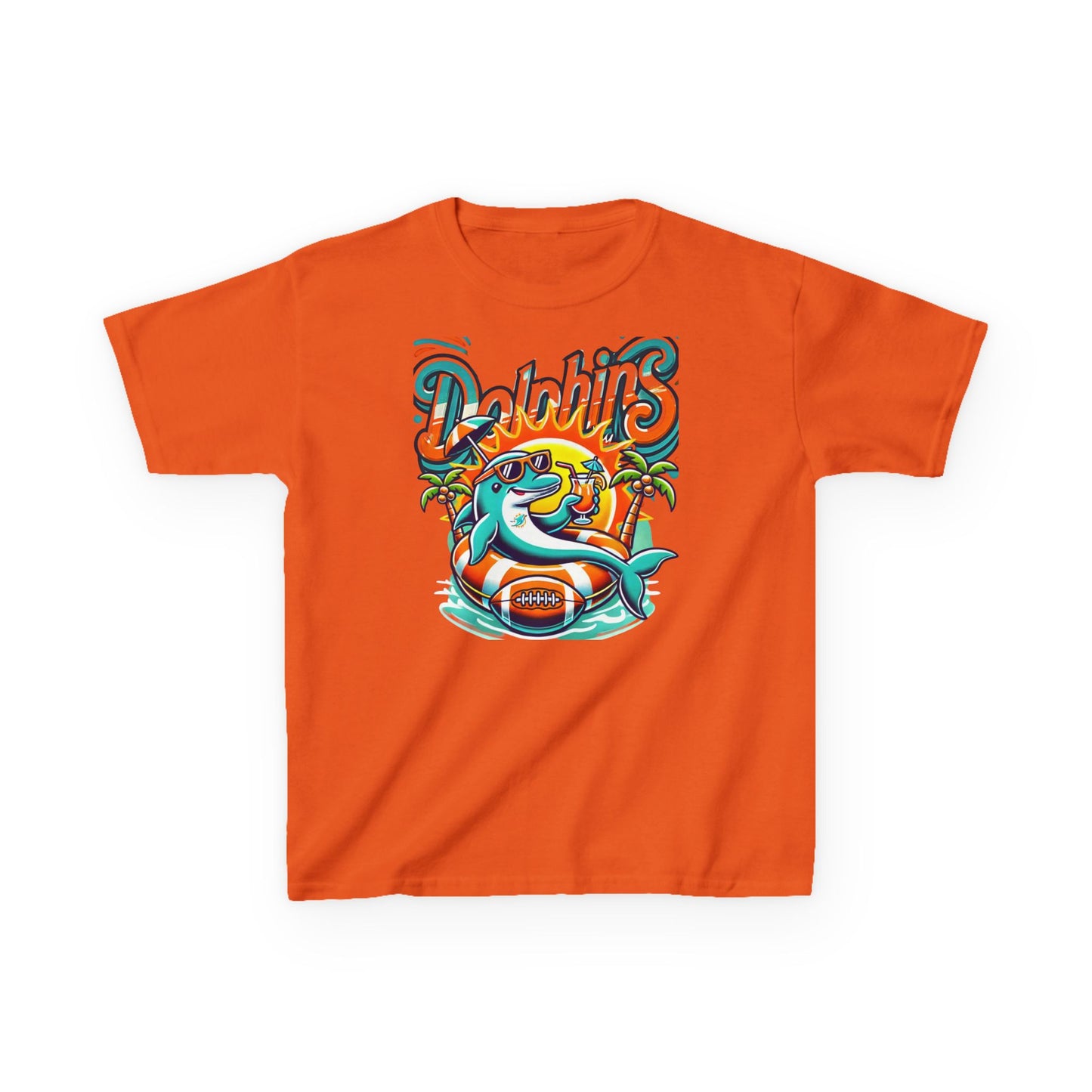 Kids Heavy Cotton™ Tee Miami Dolphins Football