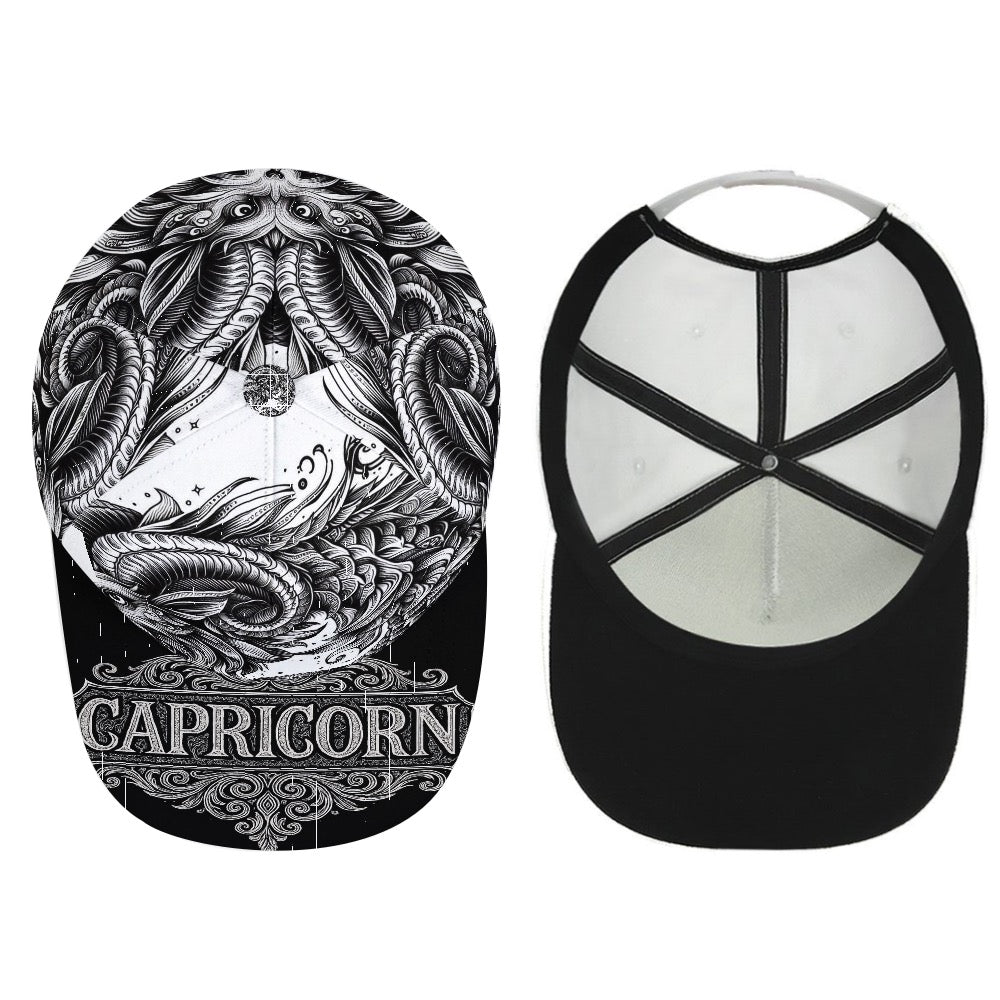 Capricorn Trucker Hat, Zodiac Sign Baseball Cap, Capricorn Astrology Gift