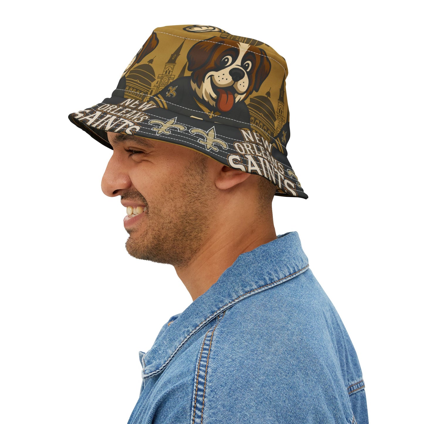 New Orleans Saints Football Bucket Hat Gift Sports Wear