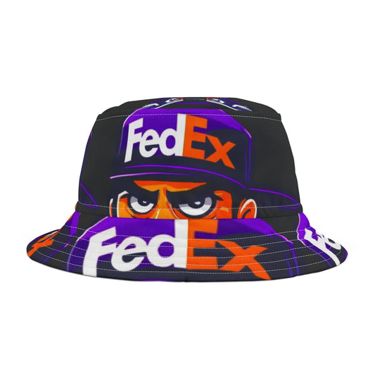 FedEX Black Background Bucket Hat