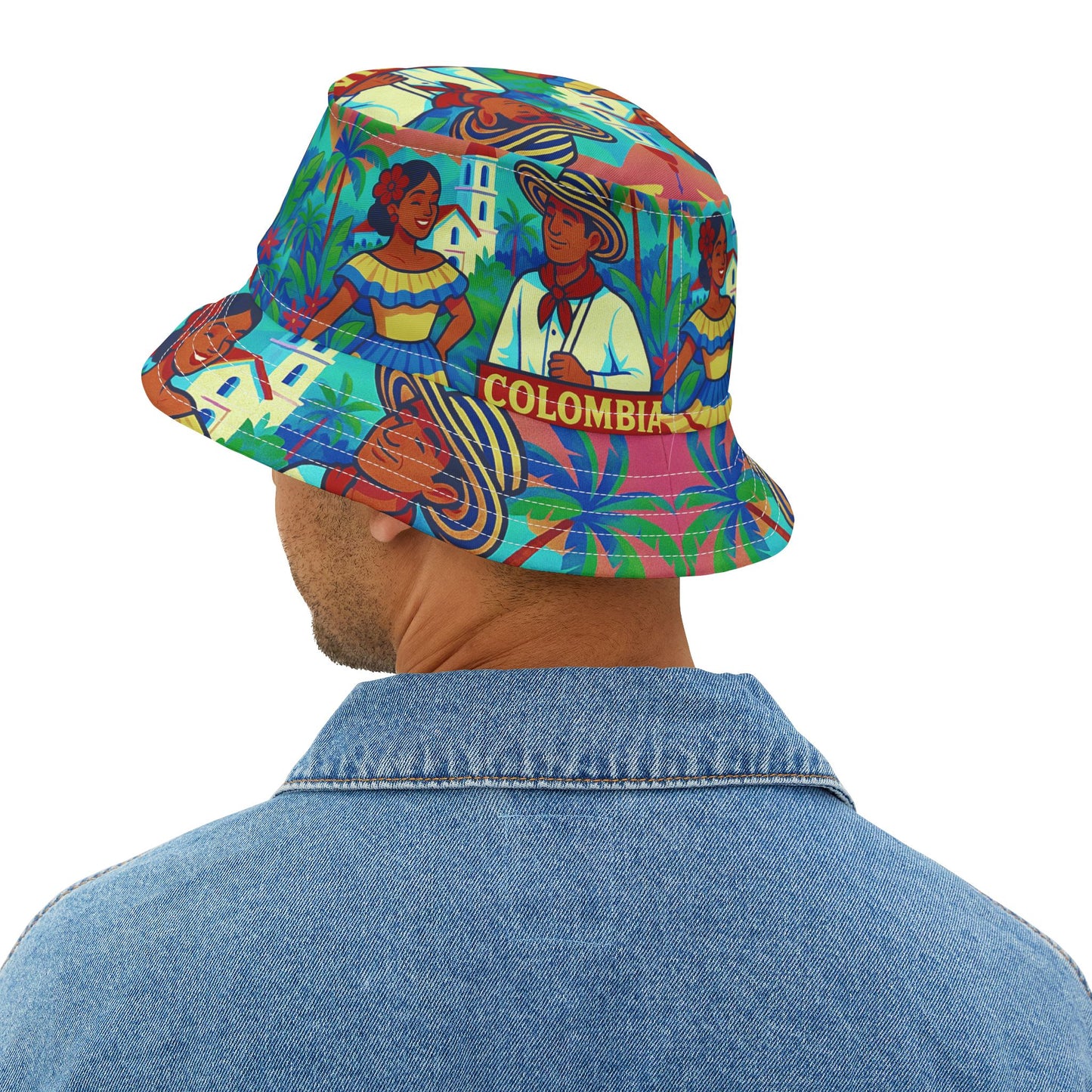 Columbia Bucket Hat Colombian Gift for Her Him Unisex