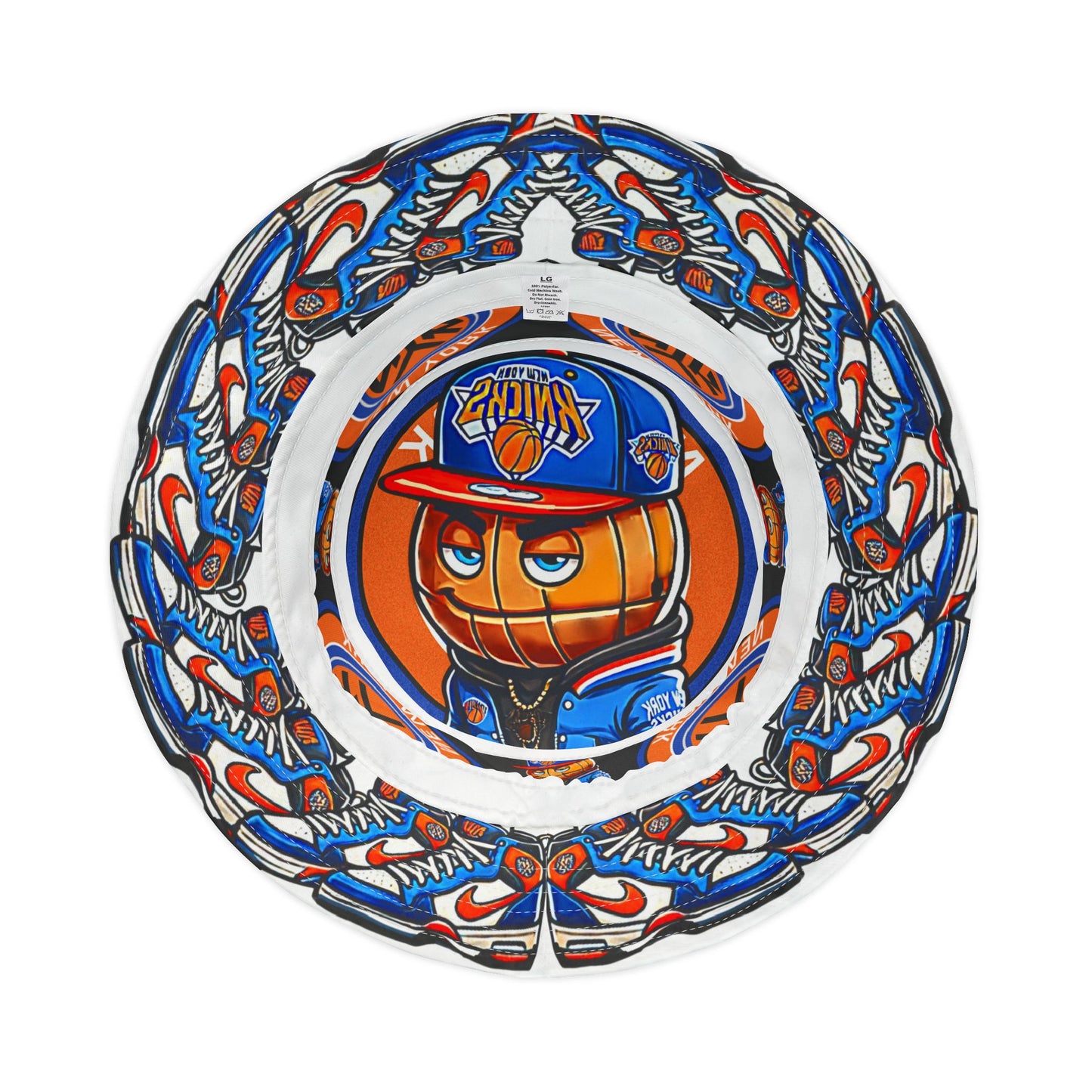 NY KNICKS Basketball Bucket Hat Gift Unisex Sports Team Fan
