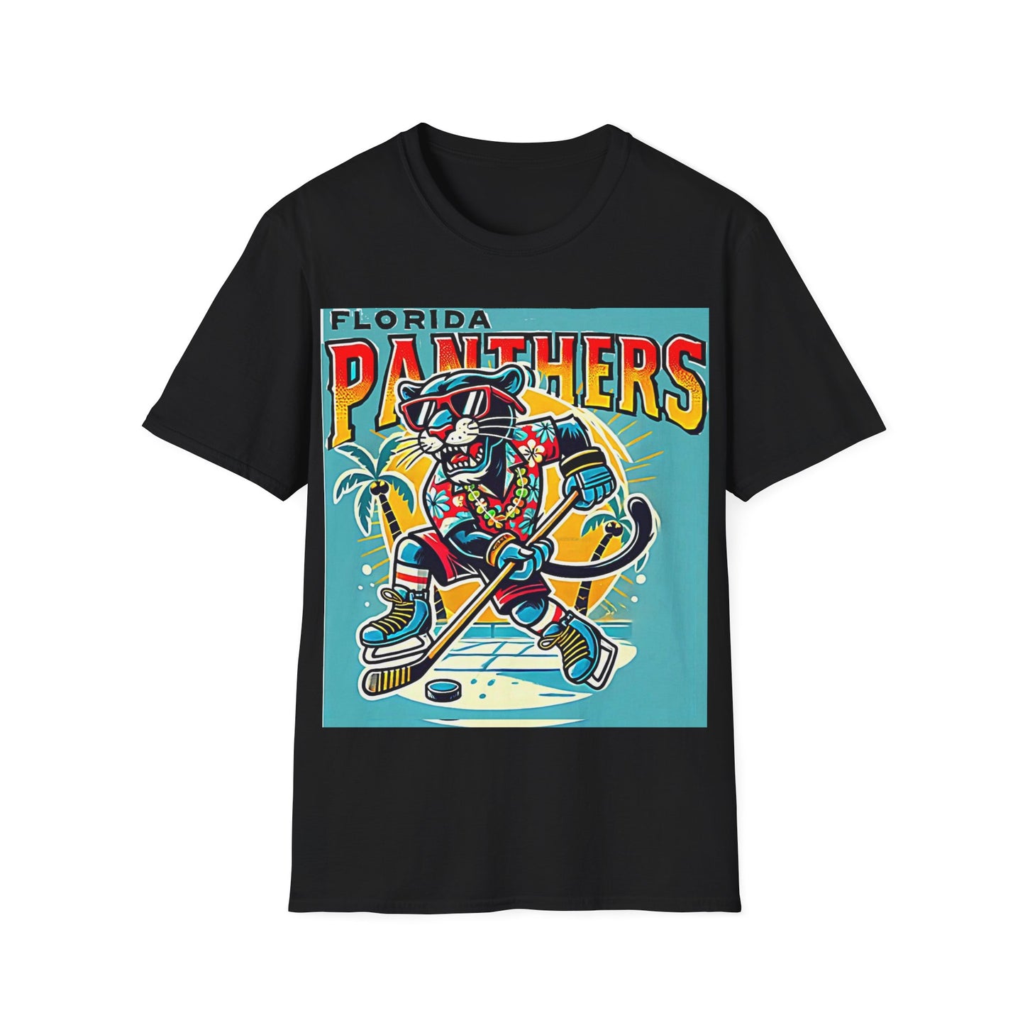 Florida Panthers Tee Unisex Softstyle T-Shirt Sports Team