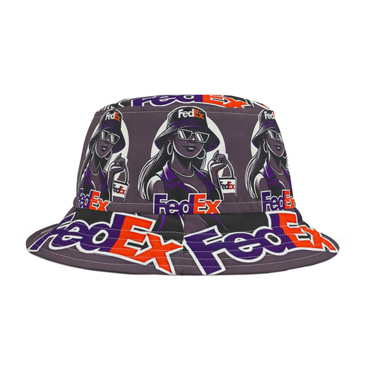 FedEx Woman Bucket Hat