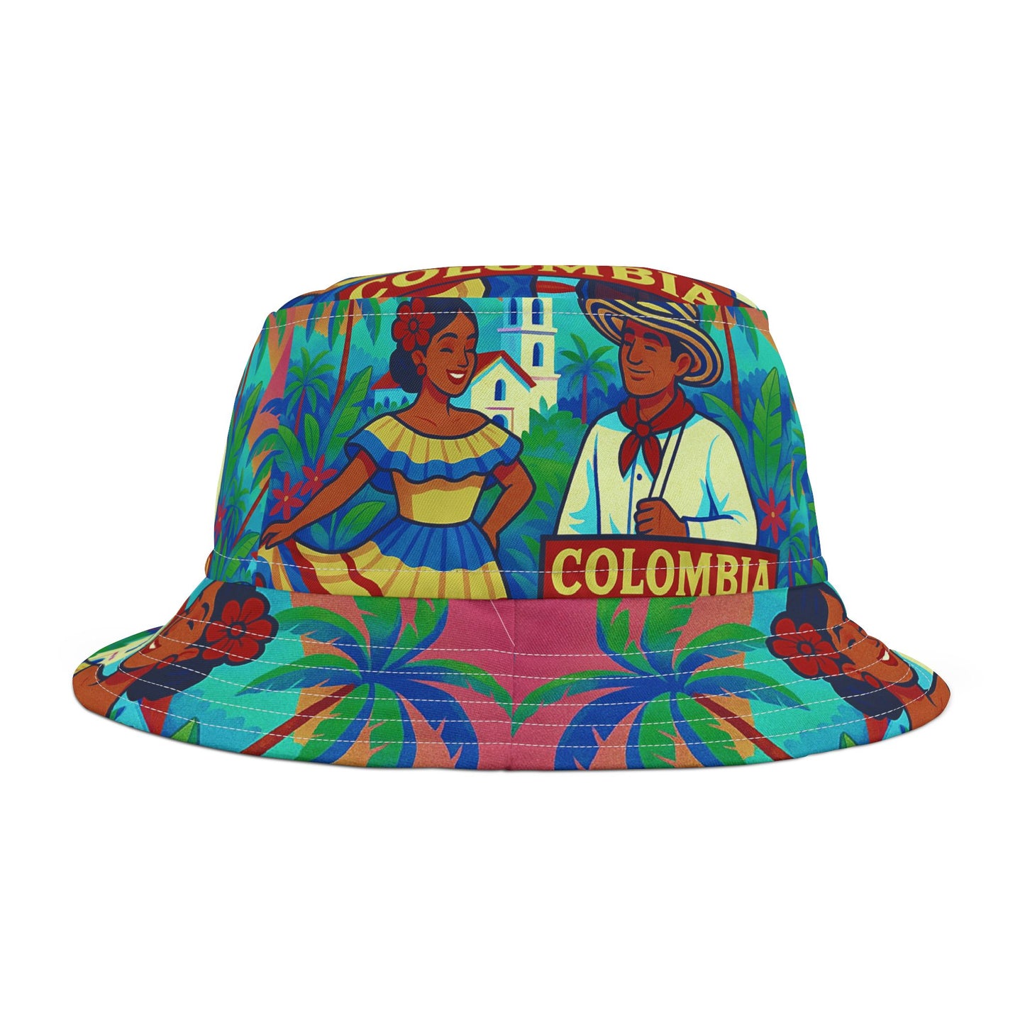 Columbia Bucket Hat Colombian Gift for Her Him Unisex