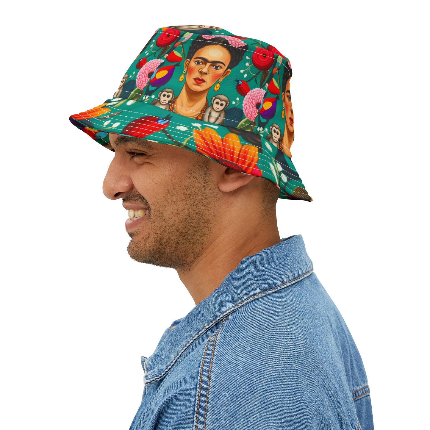 Frida Kahlo Bucket Hat Mexican Artist Gift Birthday Christmas Daughter Mother Sister Friend