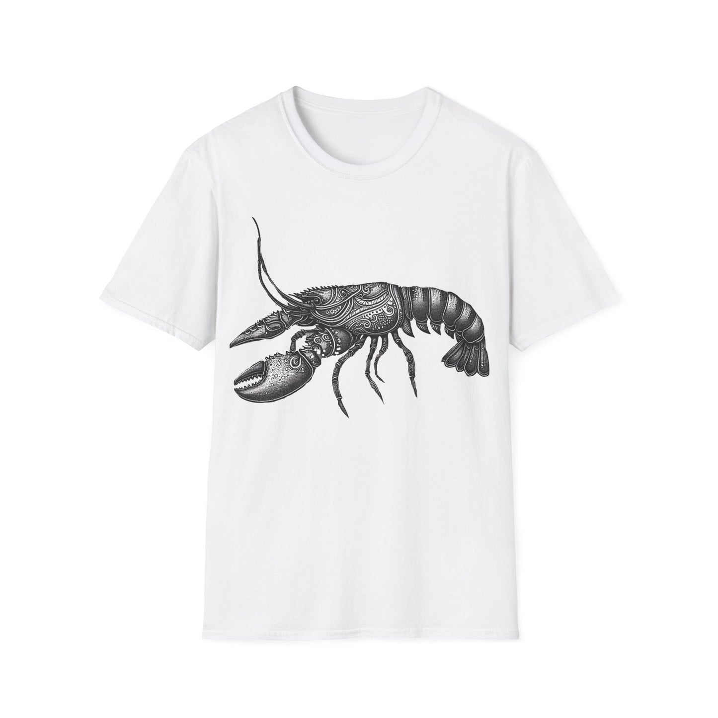 Lobster Unisex Softstyle T-Shirt Fishing Gift for Him