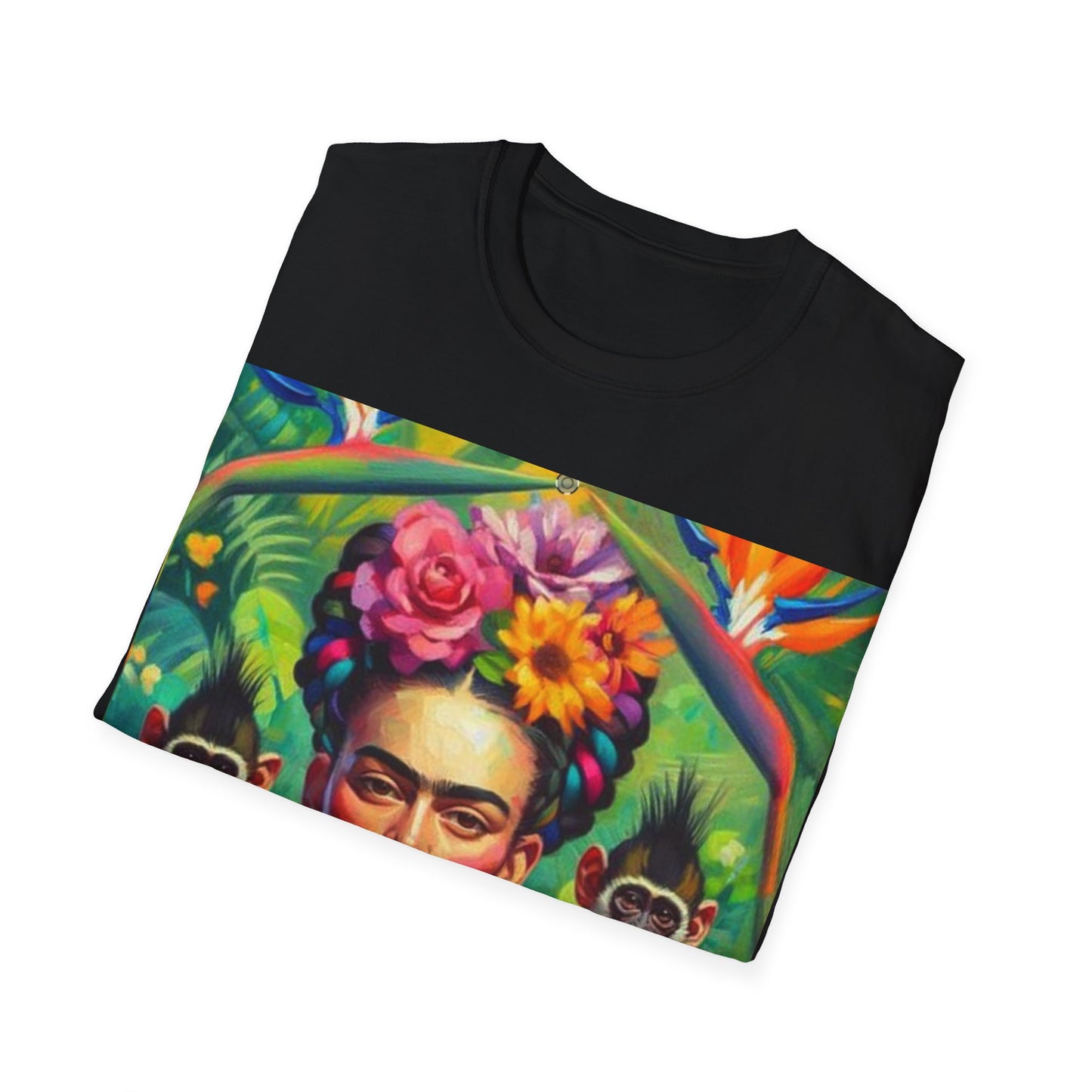 Frida Kahlo Unisex Softstyle T-Shirt Newest Artist Mexico Mexican