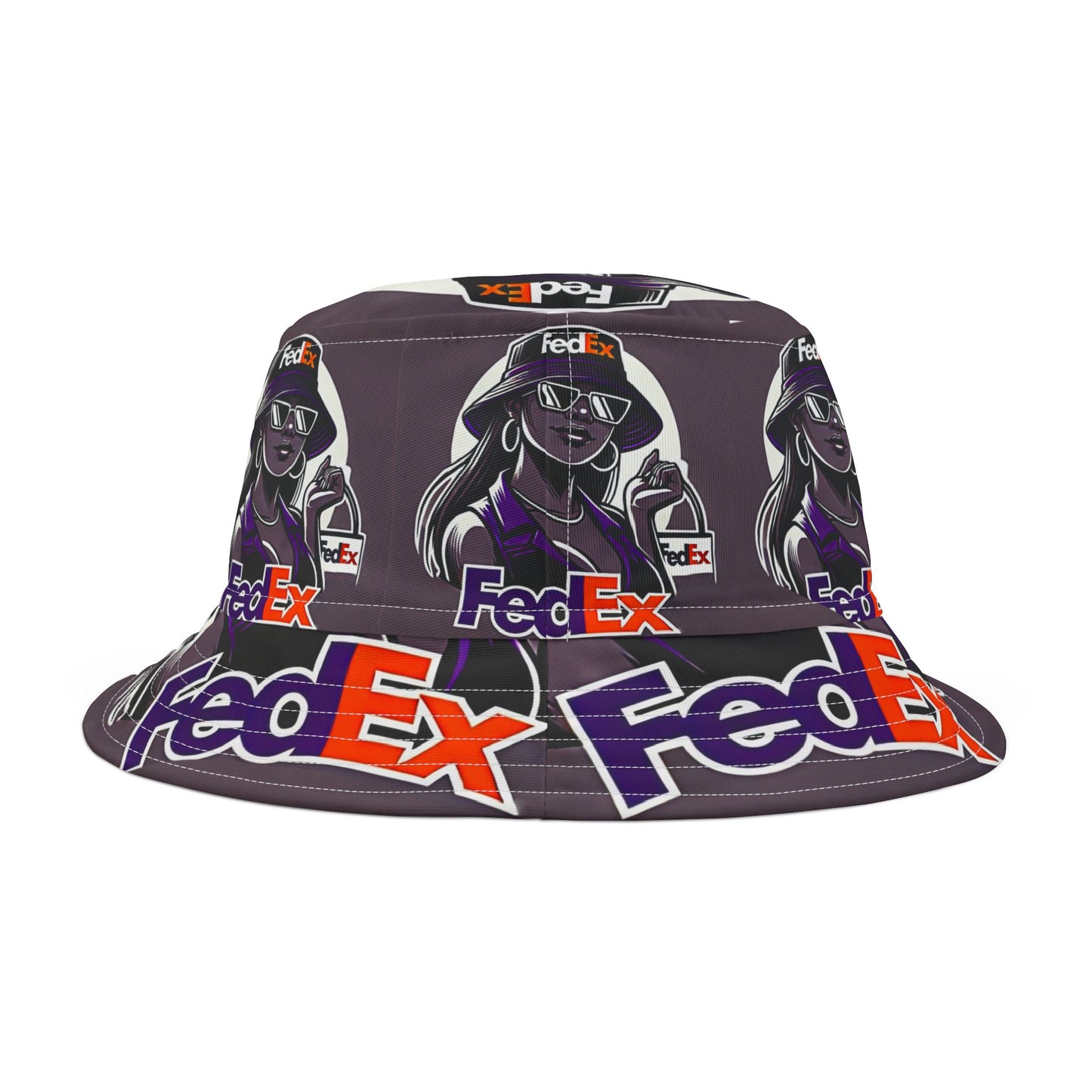 FedEx Woman Bucket Hat