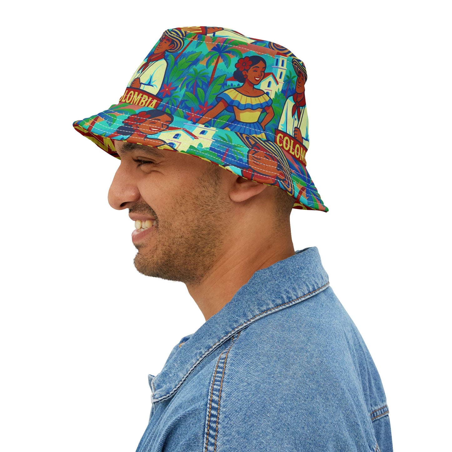 Columbia Bucket Hat Colombian Gift for Her Him Unisex