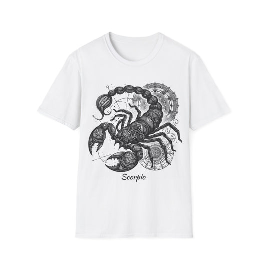 Scorpio Unisex Tee Shirt - October 23-November 21 Birthday Design