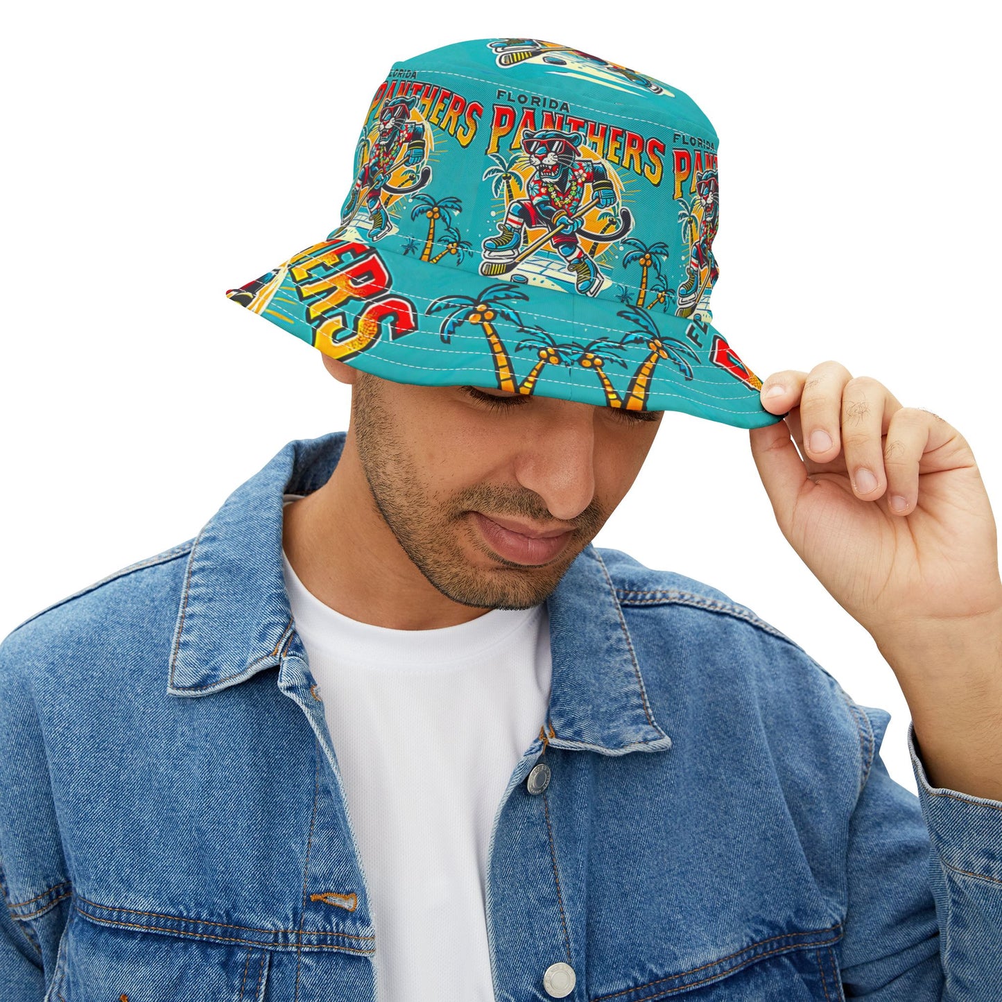 Panthers Hockey Bucket Hat Sports Fan Gift Unisex