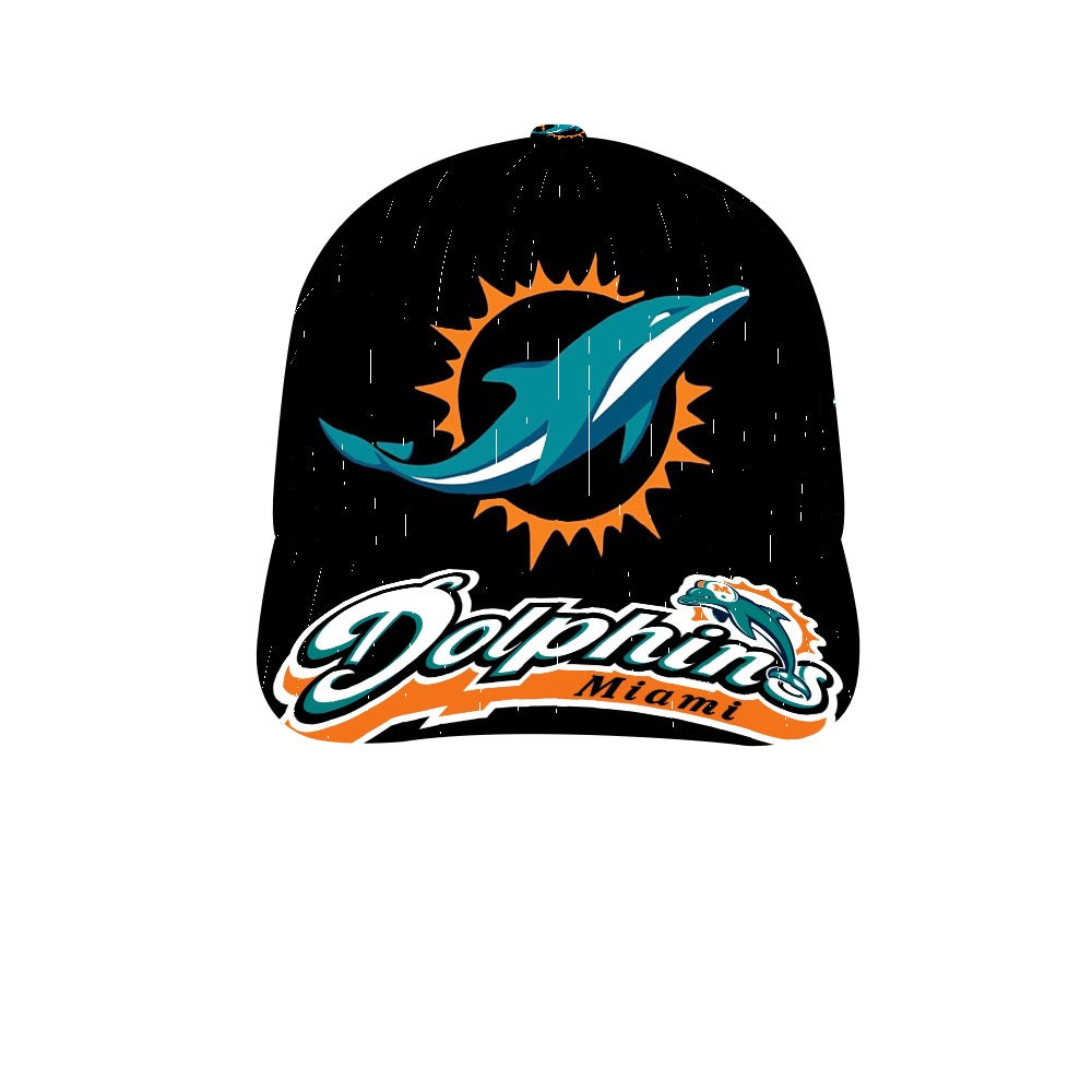 Miami Dolphins Trucker Hat, Miami Dolphins Baseball Cap, Dolphins Hat, Football Fan Gift