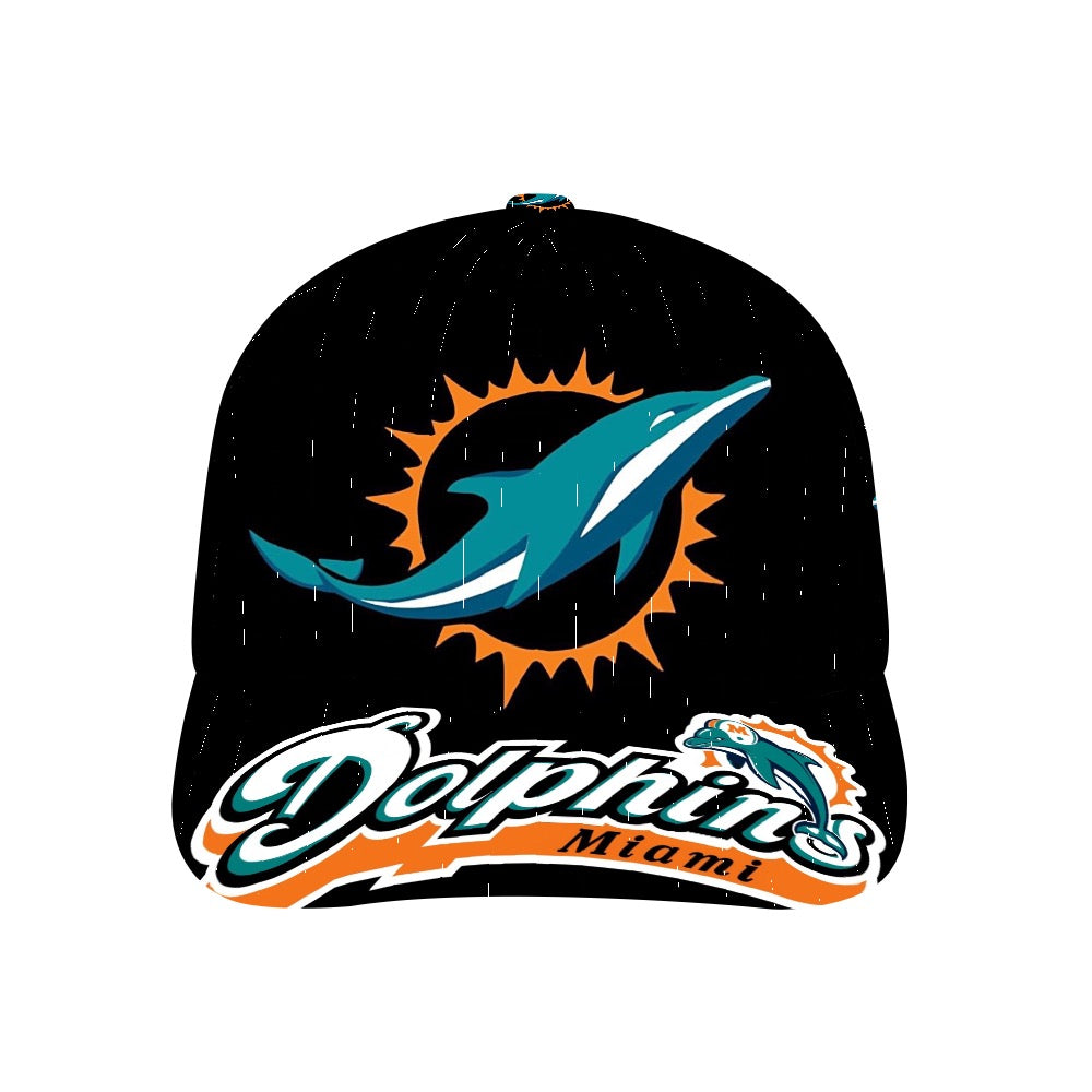 Miami Dolphins Trucker Hat, Miami Dolphins Baseball Cap, Dolphins Hat, Football Fan Gift