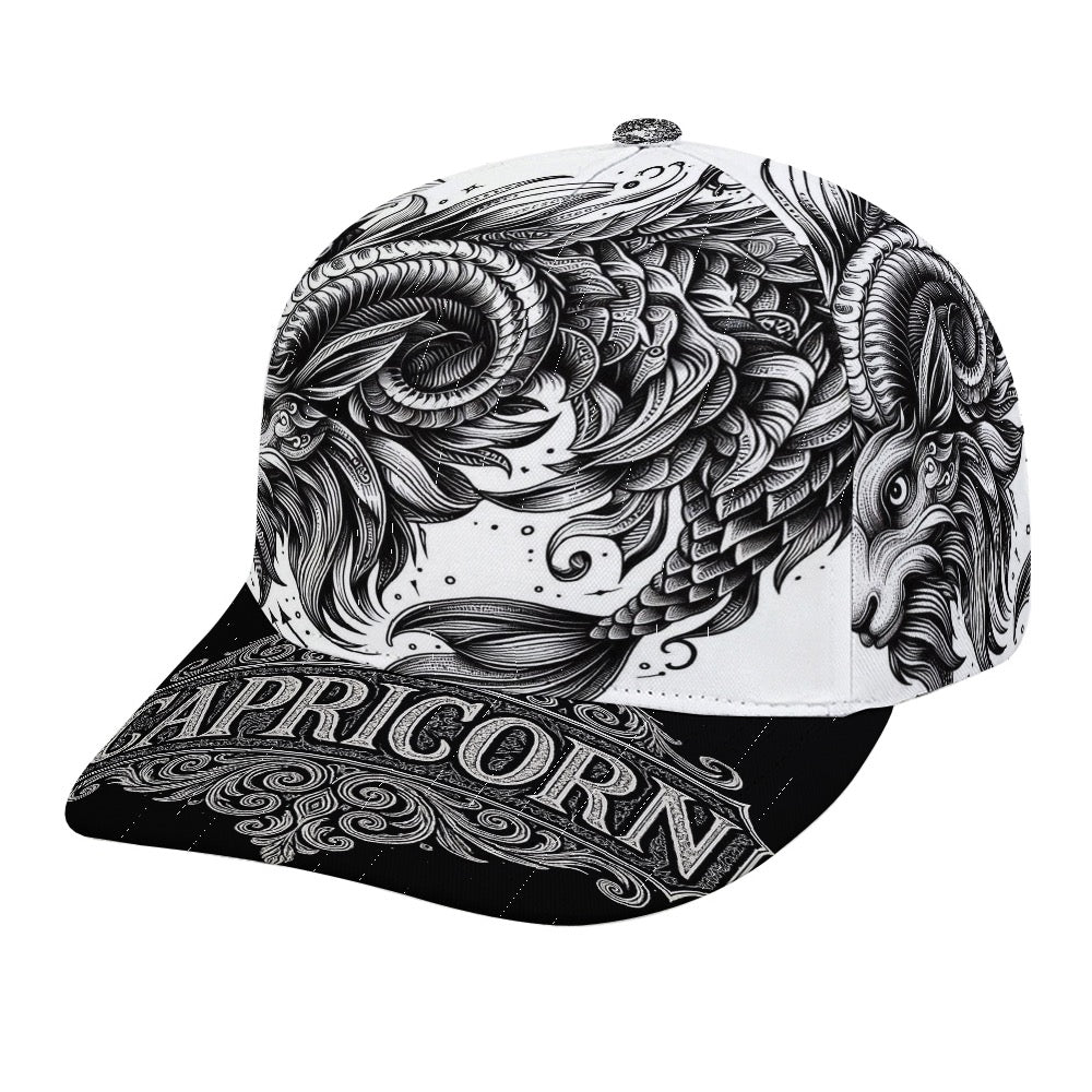 Capricorn Trucker Hat, Zodiac Sign Baseball Cap, Capricorn Astrology Gift