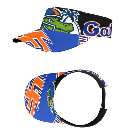 Gators Sports Visor Orange and Blue Brim