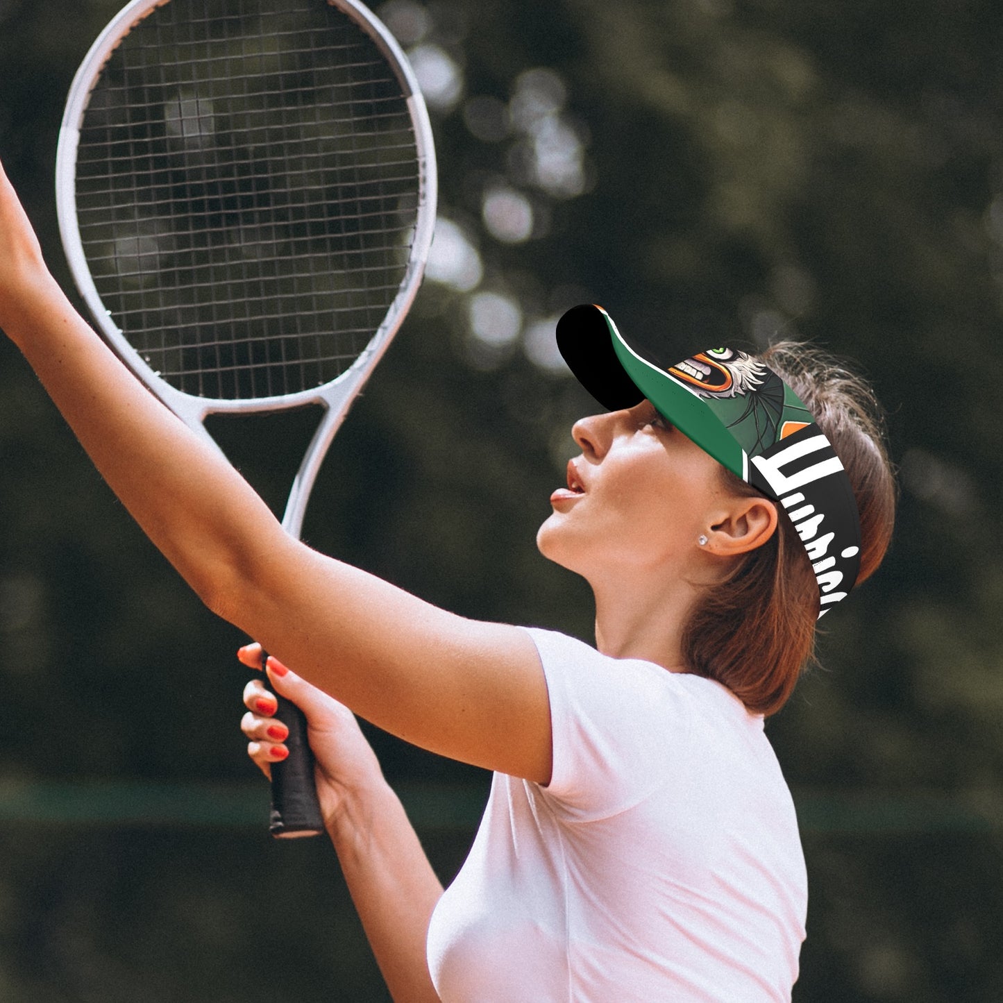University of Miami Hurricanes-inspired sports visor