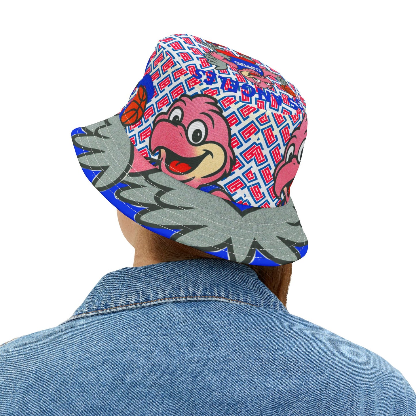 Los Angeles Bucket Hat (AOP) Loves Angels Clipper Basketball