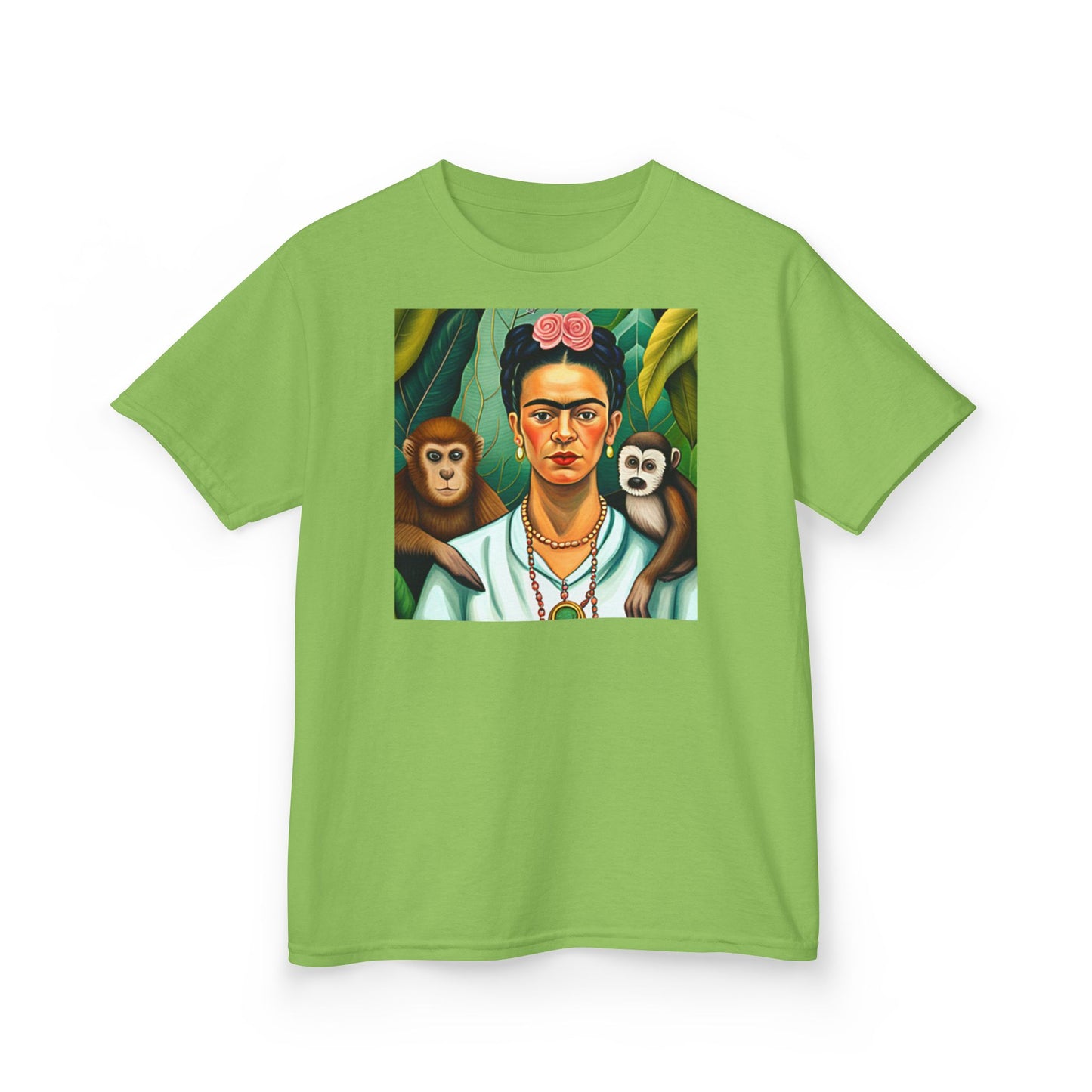 Frida Kahlo Kids Heavy Cotton™ Tee Mexican Artist Style Art Gift Children