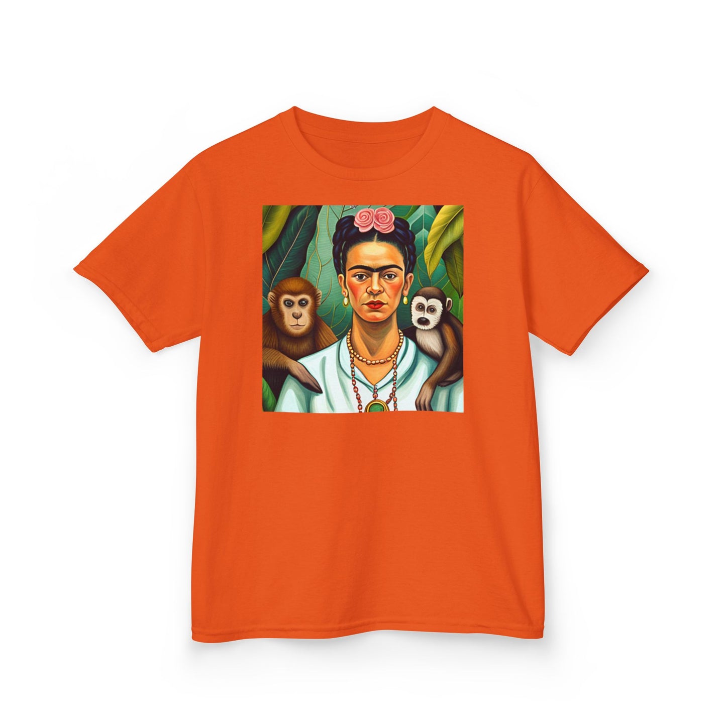 Frida Kahlo Kids Heavy Cotton™ Tee Mexican Artist Style Art Gift Children