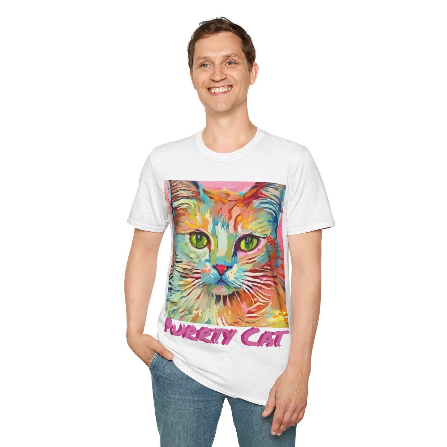 Purity Cat T-shirt Gift Feline Love Shirt Cat Lady Gift