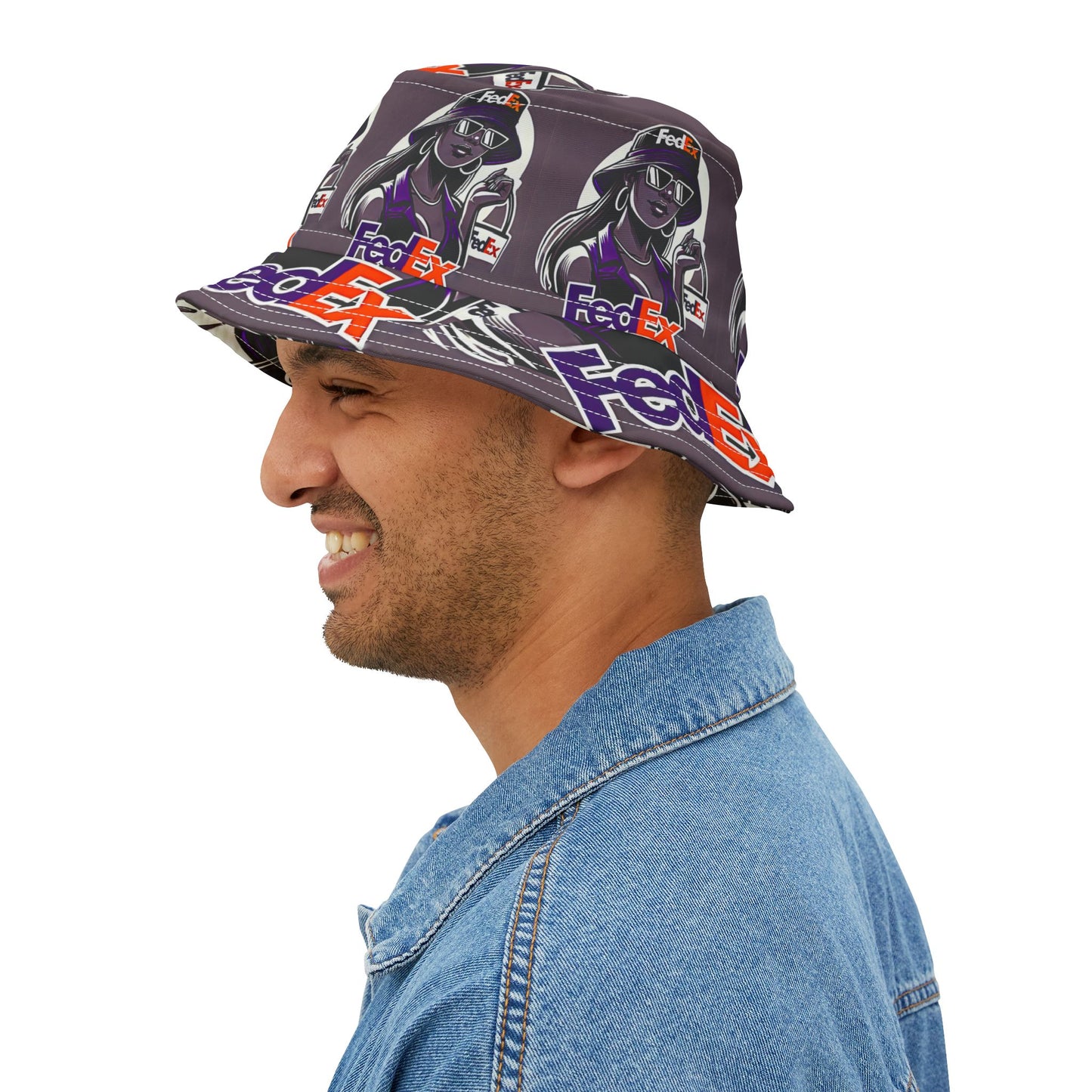 FedEx Woman Bucket Hat