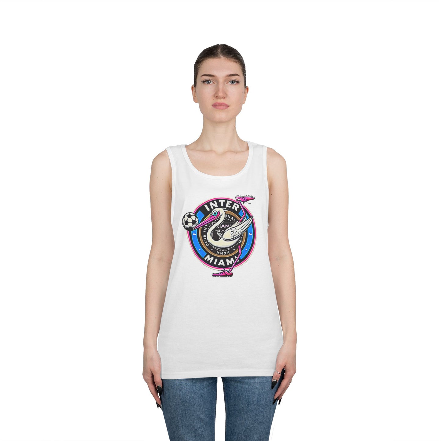 Inter Miami Unisex Heavy Cotton Tank Top