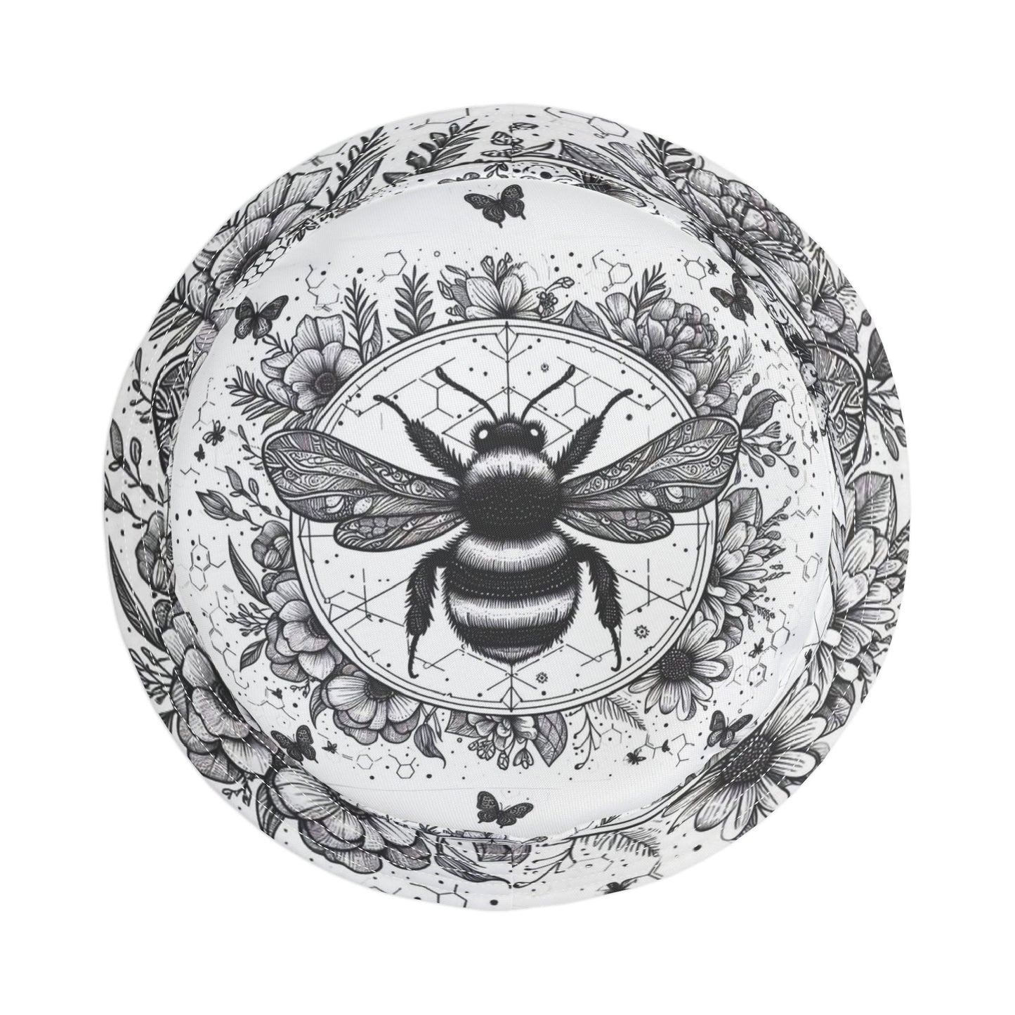 Bumblebee Bucket Hat Hunny Bee Gift for Vegan Boho Vegitarian
