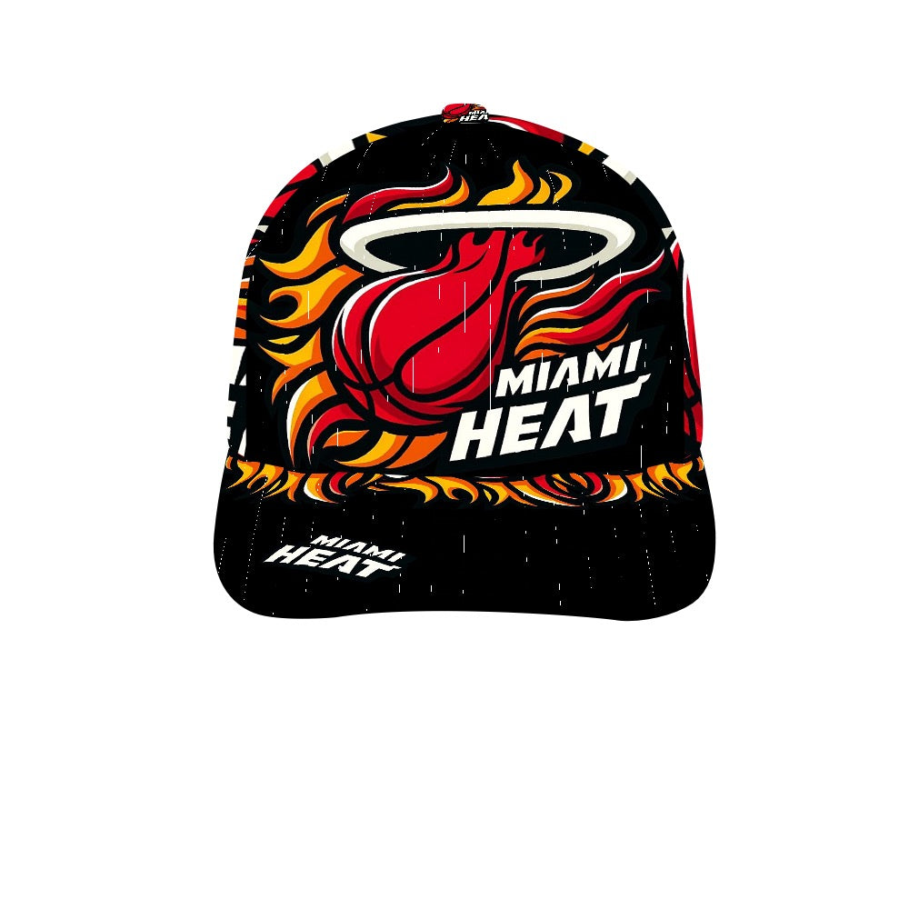 Miami Heat Trucker Hat, Miami Heat Baseball Cap, Basketball Fan Hat