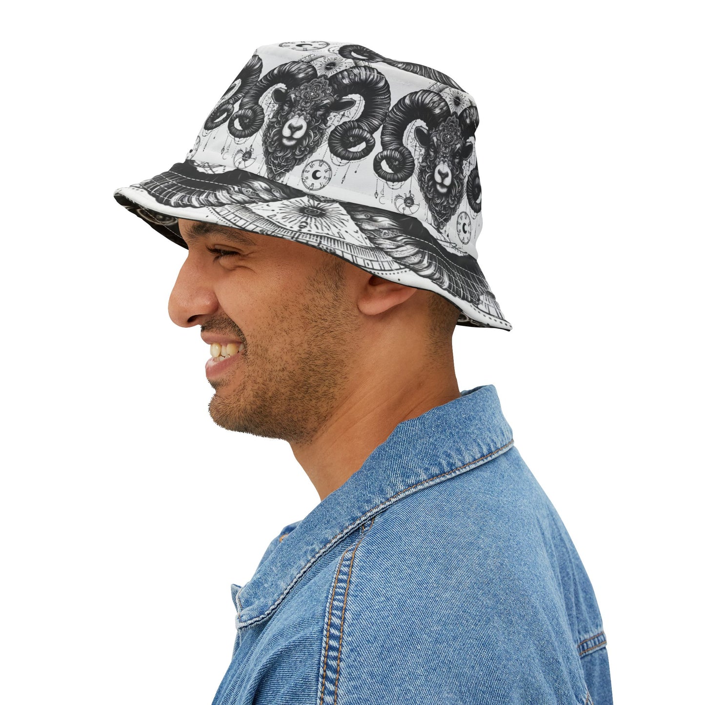 Aries Ram Bucket Hat Zodiac Gift Birthday Christmas Anniversary Wife Friend Daughter