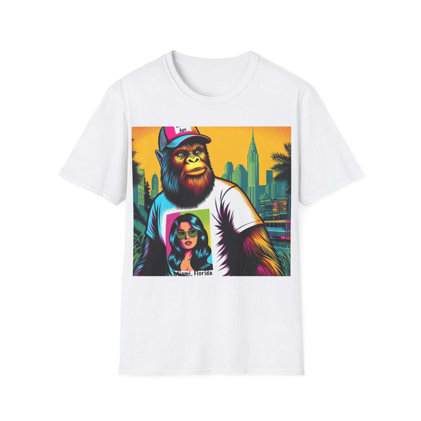 Bigfoot T-Shirt Sasquatch Skunk Ape Miami Florida Cryptid Gift Summer Shirt Newest
