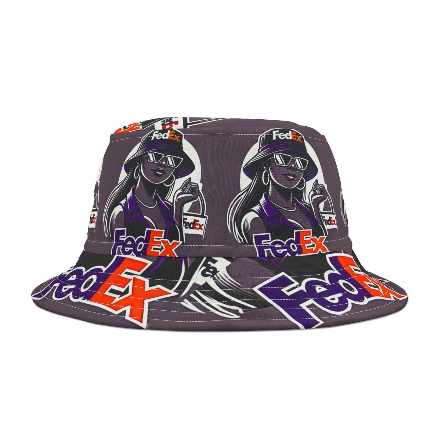 FedEx Woman Bucket Hat