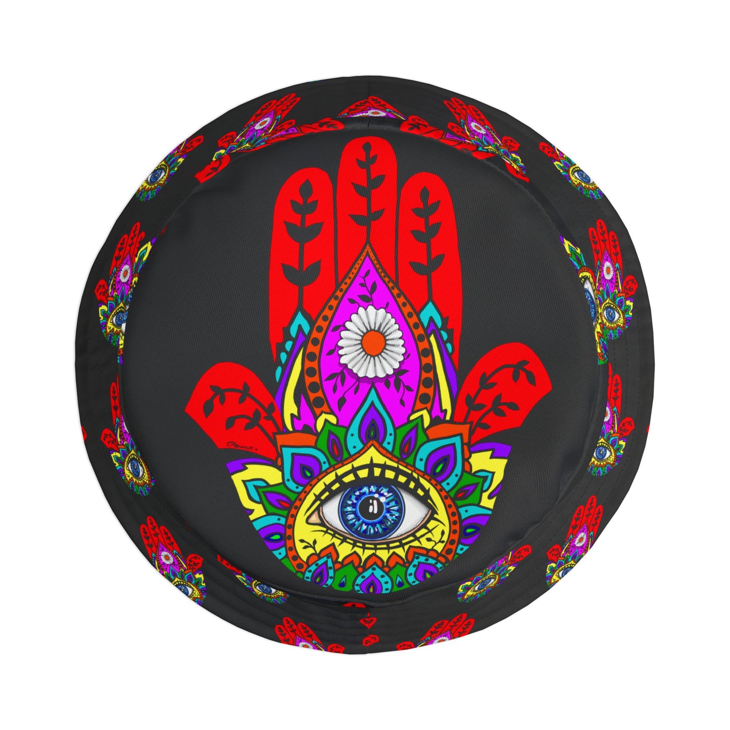 Bucket Hat (AOP) Hamsa Evil Eye Protection Hand of Fatima