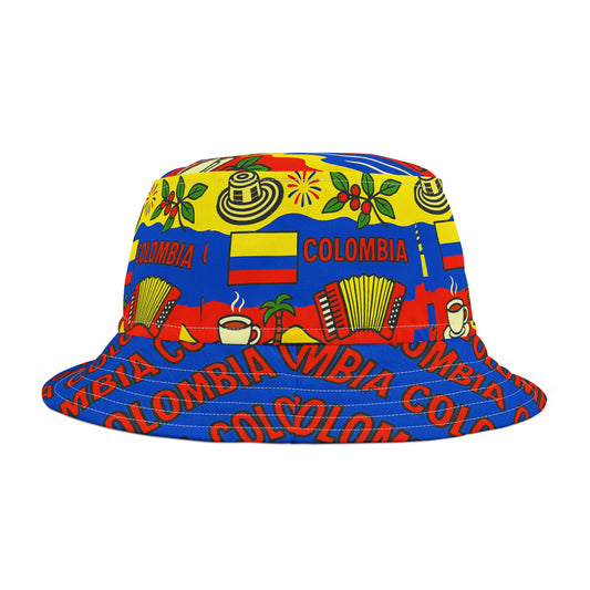 Columbia Bucket Hat Gift for Colombian Country