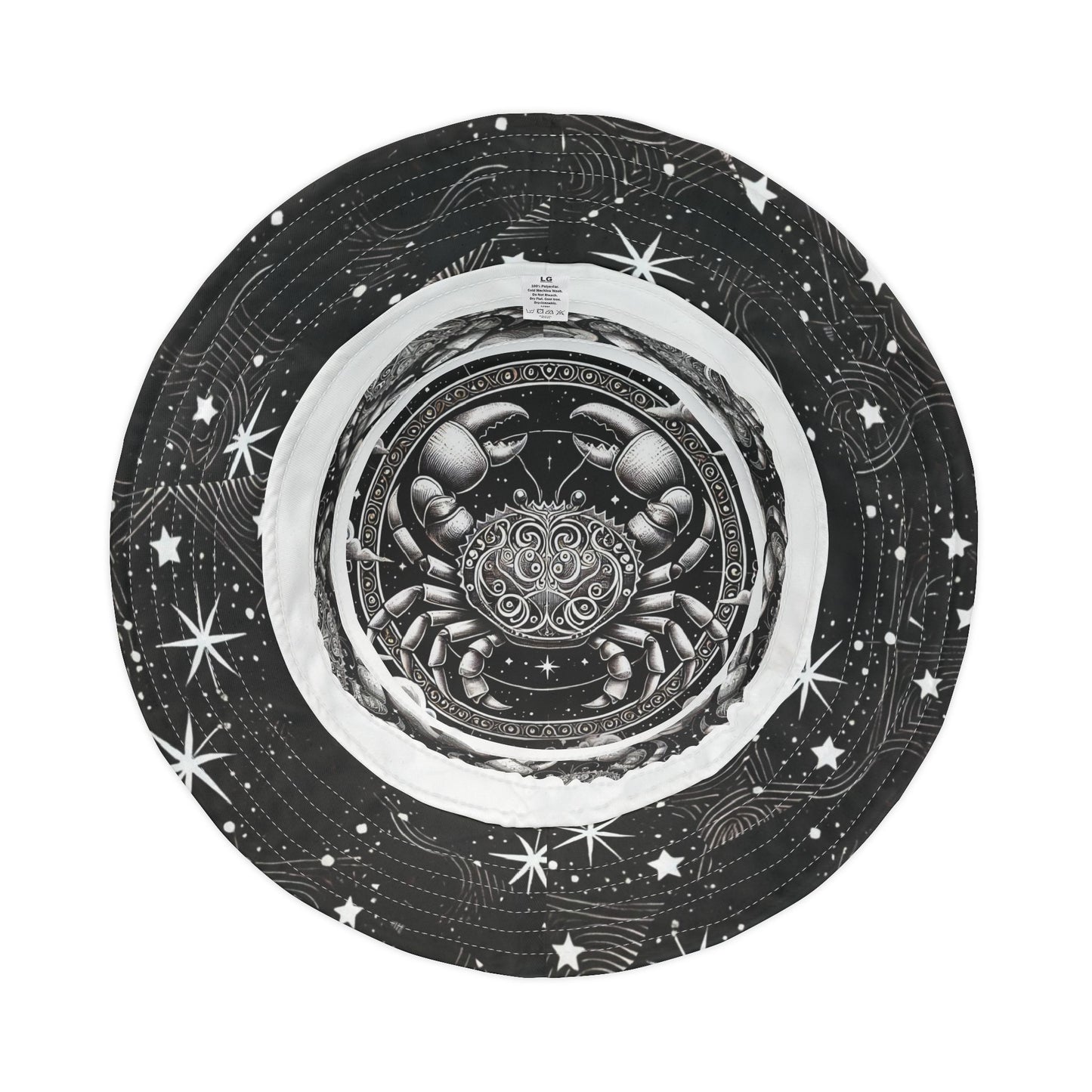 Cancer Zodiac Bucket Hat Crab Night Sky Gift Unisex