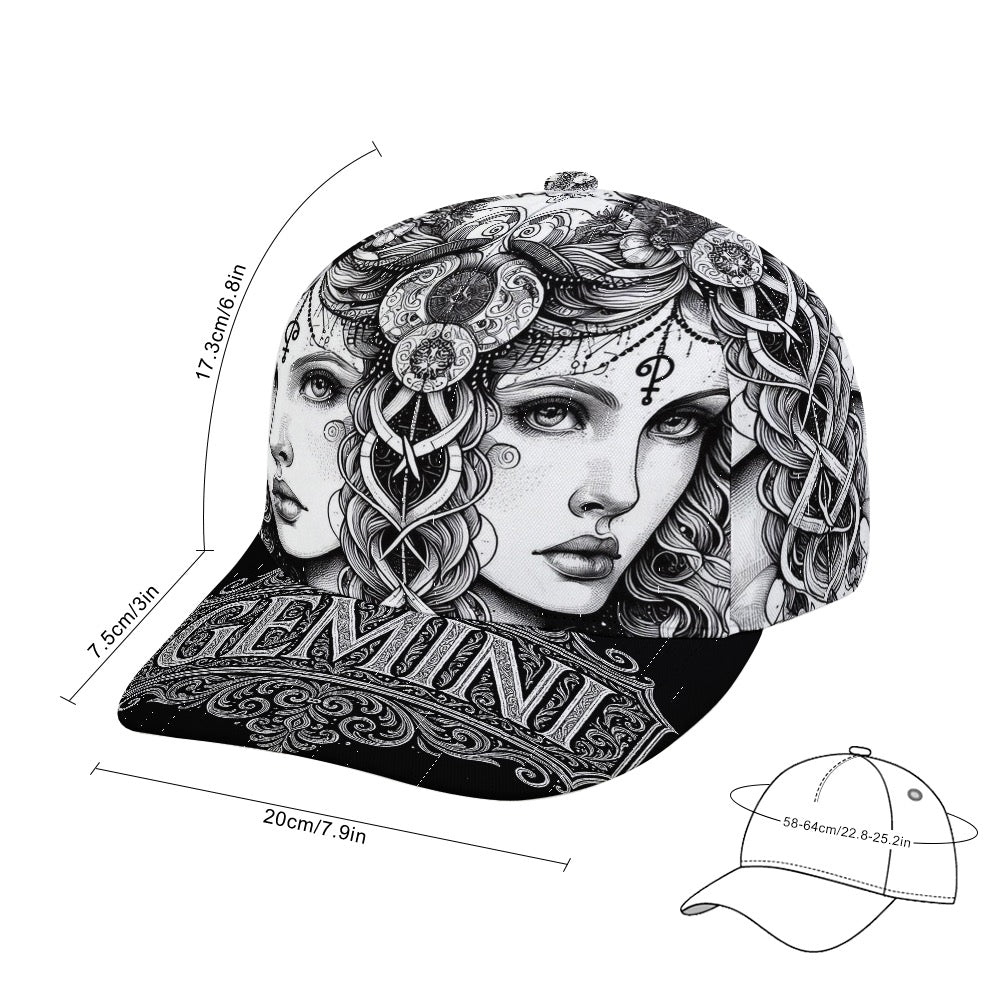 Gemini Trucker Hat, Zodiac Sign Baseball Cap, Gemini Astrology Gift
