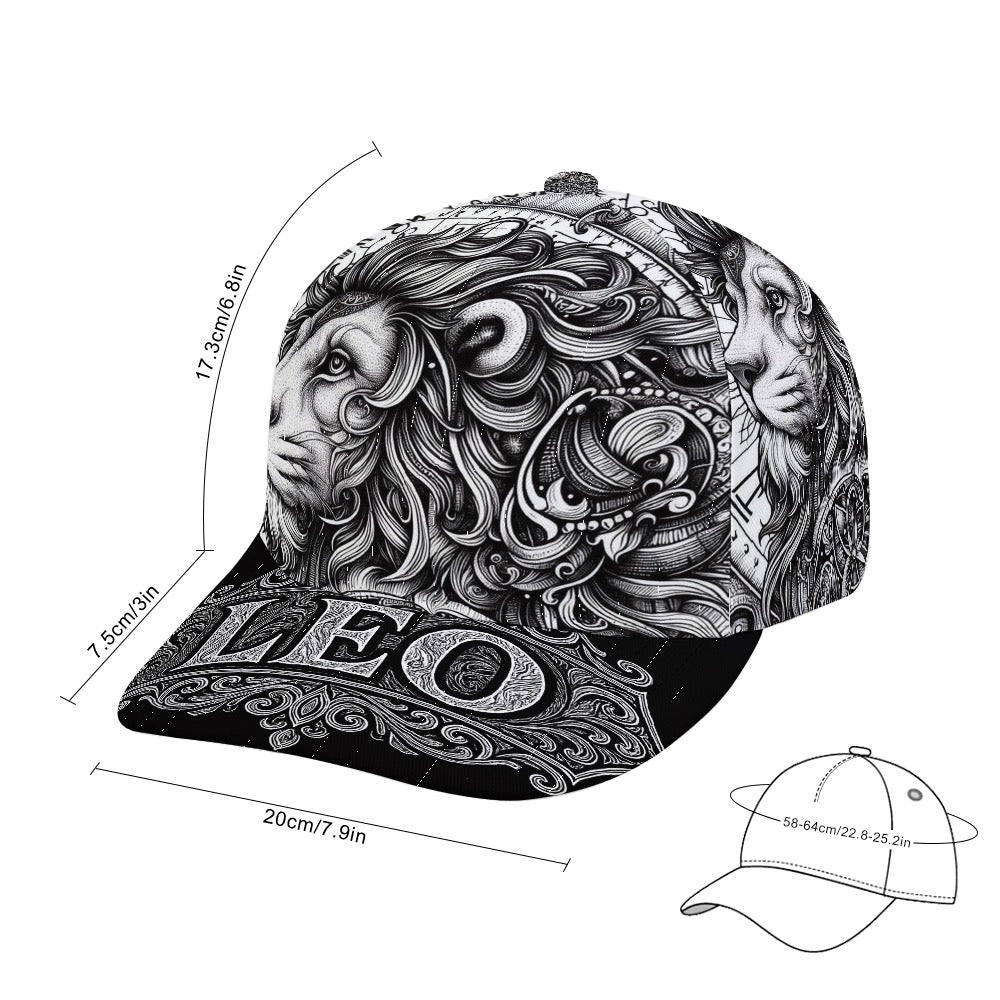 Leo Zodiac Trucker Hat, Leo Baseball Cap, Astrology Hat, Leo Gift