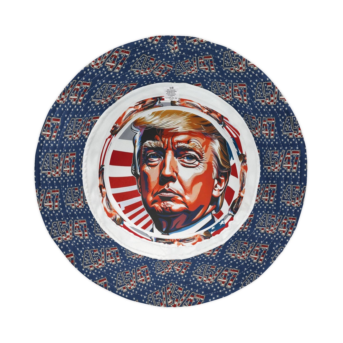 Trump 45/47!!! Bucket Hat Political Humor Gift Republican MAGA