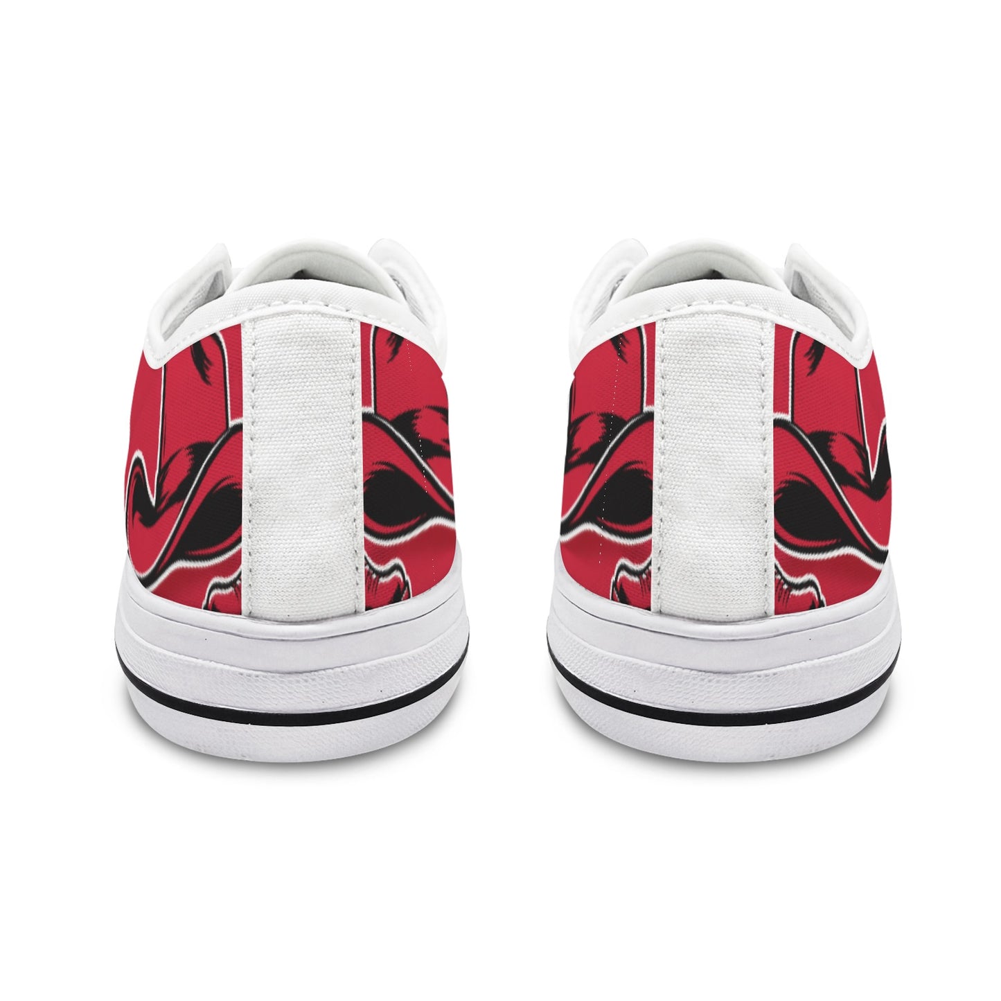 Cooper City High School Women’s Sneakers – Red & White Low Top Shoes