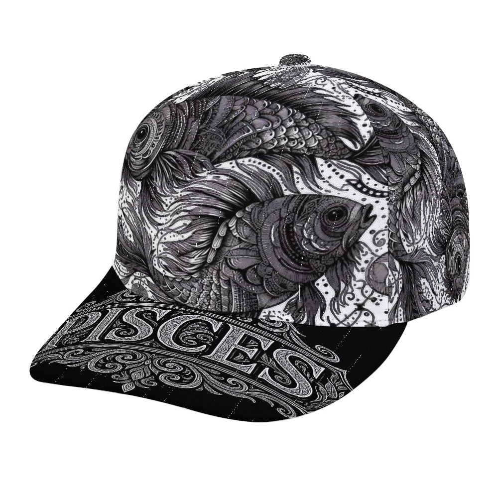 Pisces Zodiac Trucker Hat, Pisces Baseball Cap, Astrology Hat, Pisces Gift
