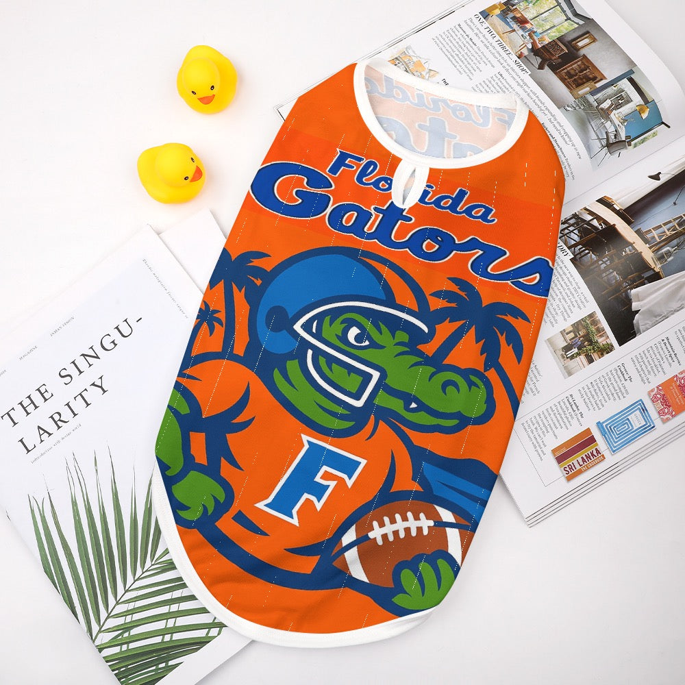 Florida Gators Pet Vest, University of Florida Dog Shirt, Gators Dog Apparel