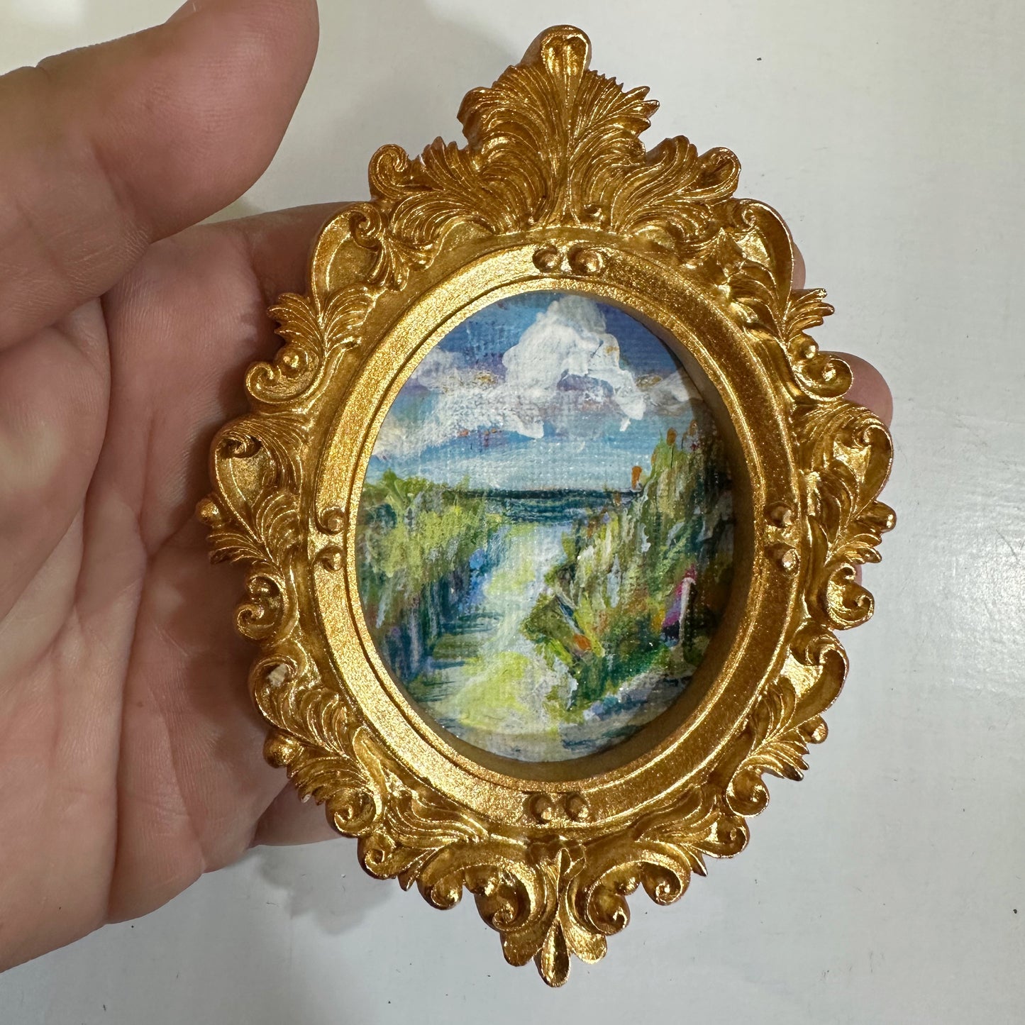 Mini Acrylic Original Painting Seascape #4