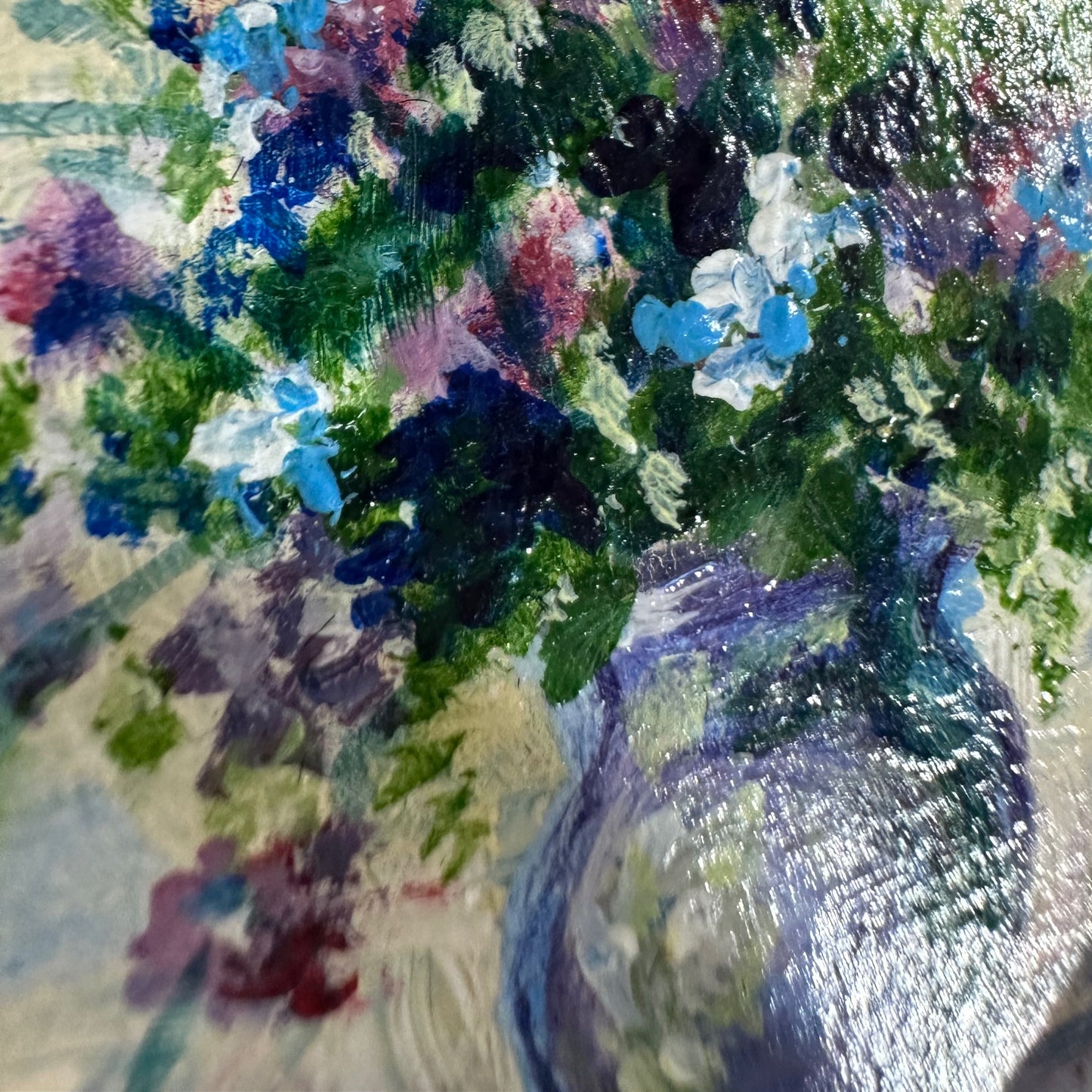 Mini Acrylic Original Painting Still Life Bouquet