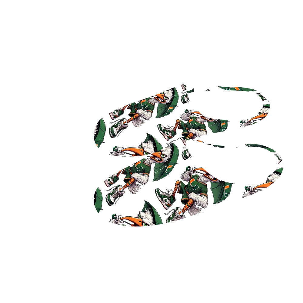 Miami Hurricanes Slippers University of Miami UM Men’s Women’s House Shoes