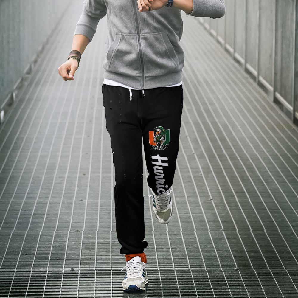University of Miami UM Hurricanes Polyester Sweatpants