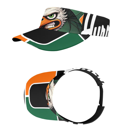 University of Miami Hurricanes-inspired sports visor