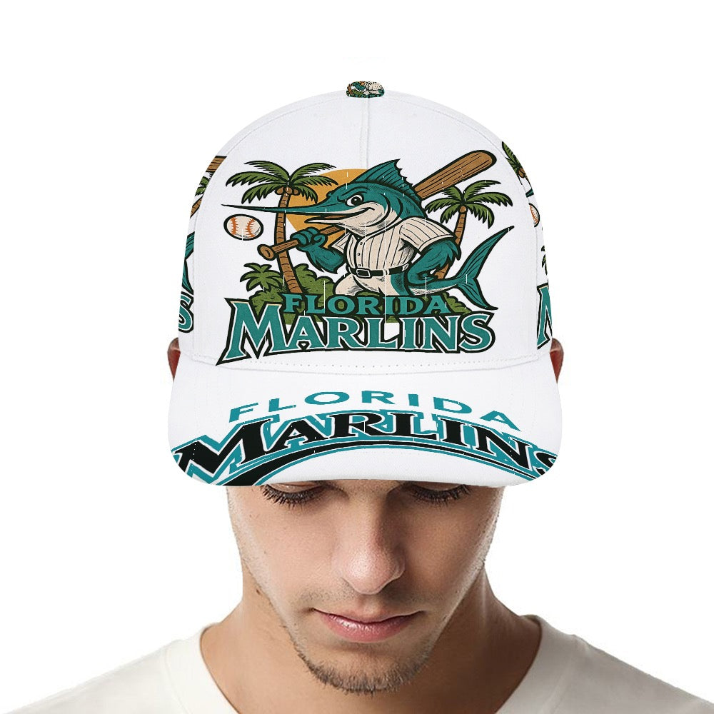 Florida Marlins Baseball Cap Trucker Hat