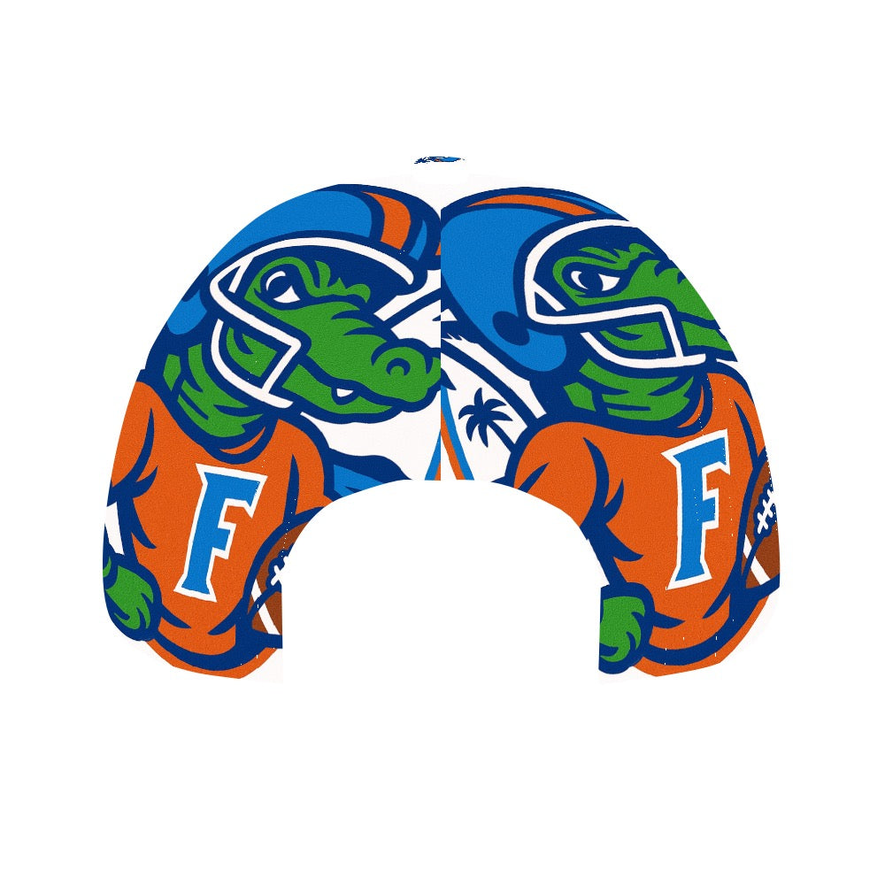 Florida Gators Trucker Hat, UF Gators Baseball Cap, Blue Brim