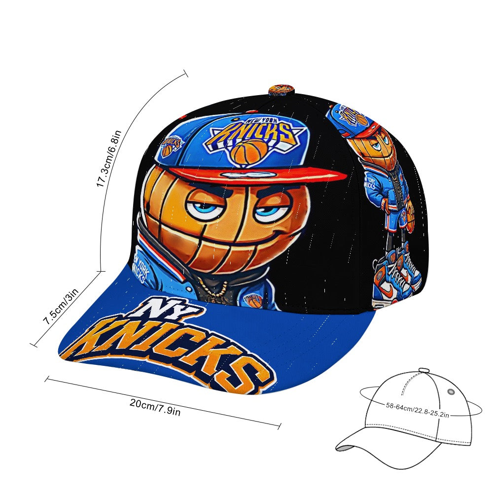 New York Knicks Basketball Cap Trucker Hat, Knicks Fan Baseball Hat